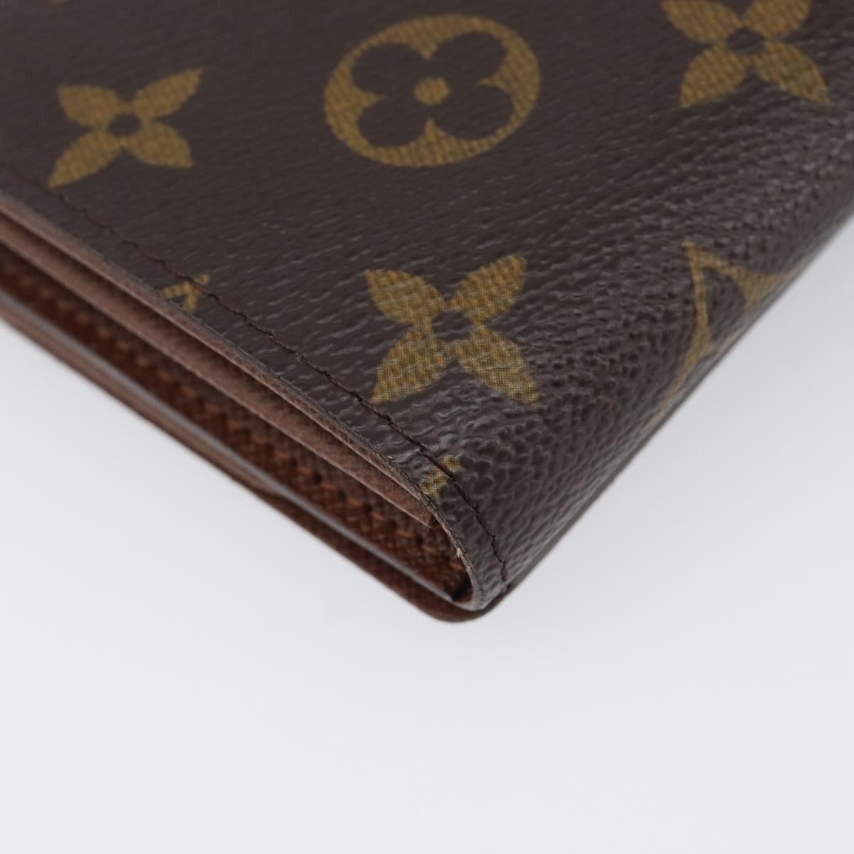 LOUIS VUITTON Porte Monnaie Billets Tresor Wallet M61730 LV Auth am12559V