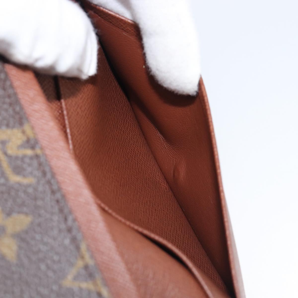 LOUIS VUITTON Porte Monnaie Billets Tresor Wallet M61730 LV Auth am12559V
