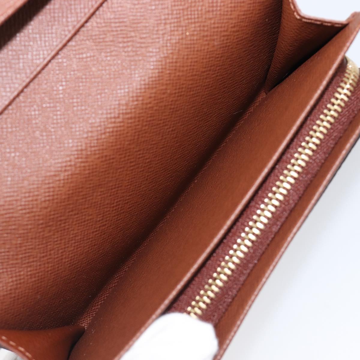 LOUIS VUITTON Porte Monnaie Billets Tresor Wallet M61730 LV Auth am12559V