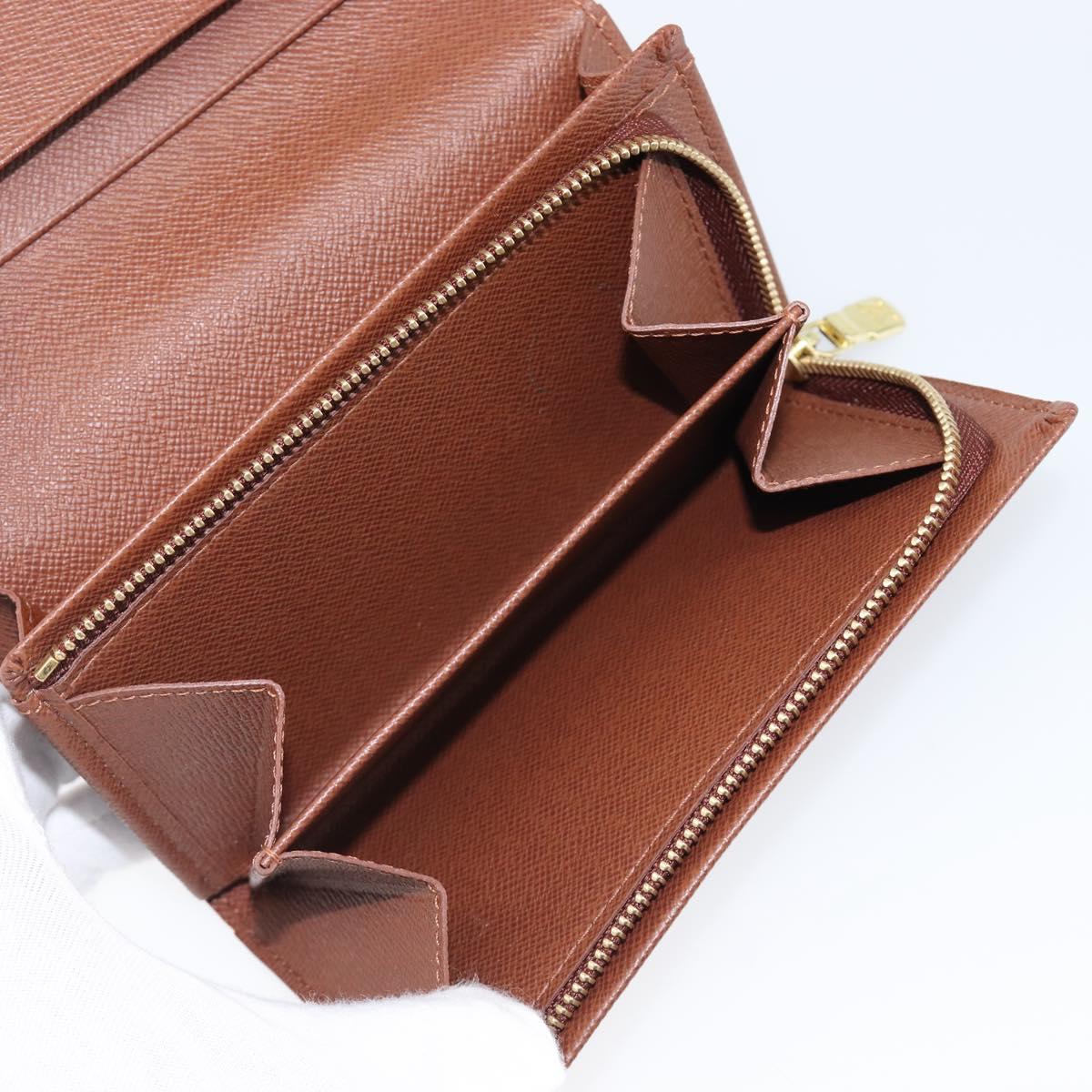 LOUIS VUITTON Porte Monnaie Billets Tresor Wallet M61730 LV Auth am12559V