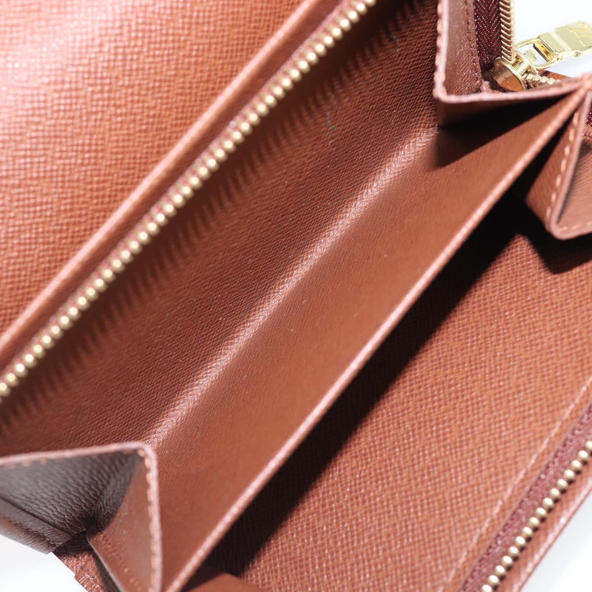 LOUIS VUITTON Porte Monnaie Billets Tresor Wallet M61730 LV Auth am12559V