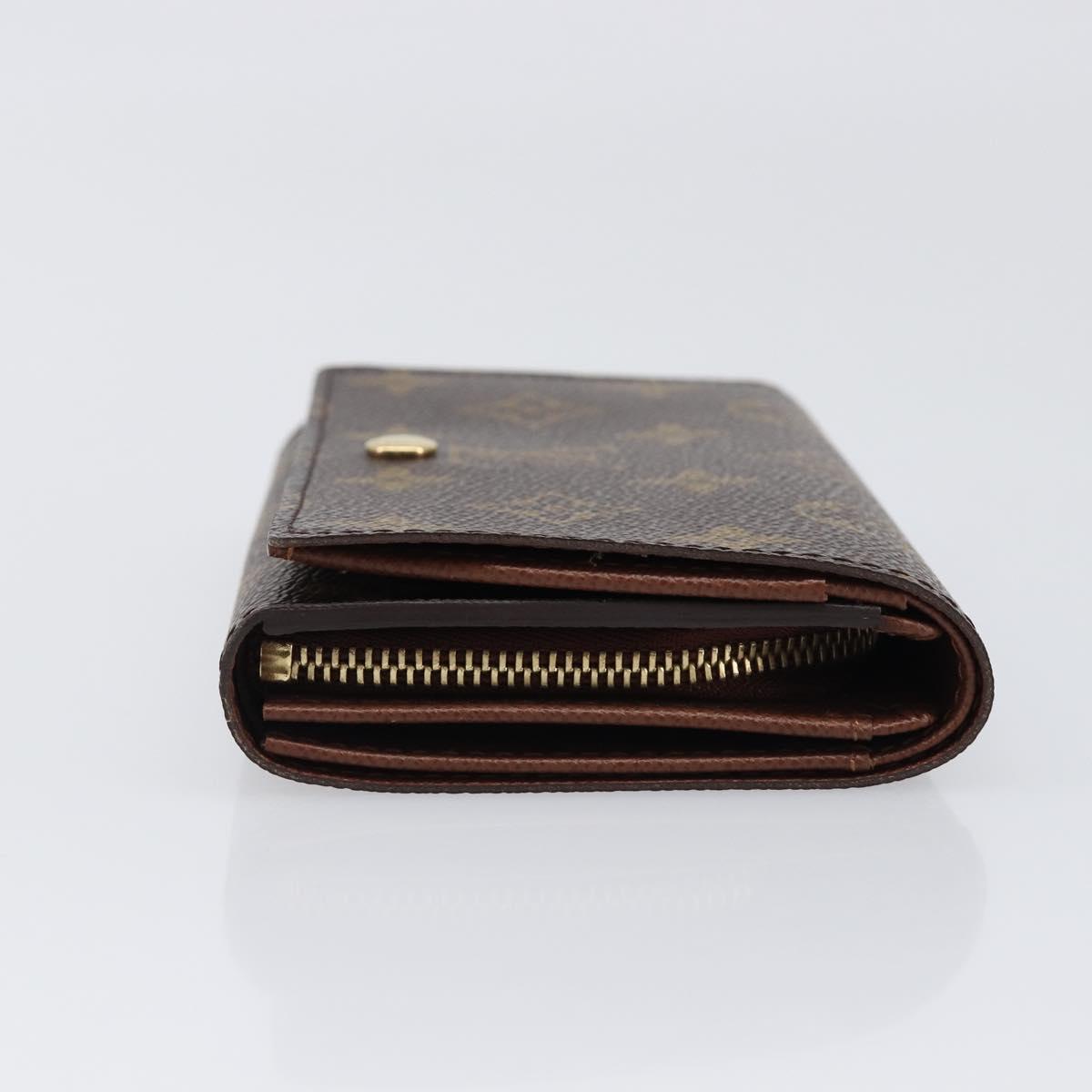 LOUIS VUITTON Porte Monnaie Billets Tresor Wallet M61730 LV Auth am12559V