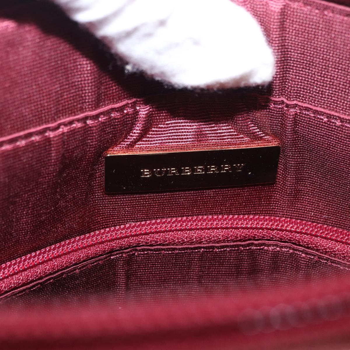 BURBERRY Nova Check Tote Bag Canvas Beige Gold Auth am12565V