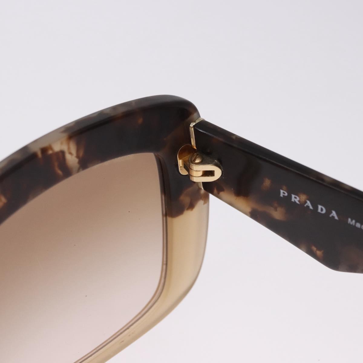 PRADA Sunglasses plastic Brown CC Auth am12589V