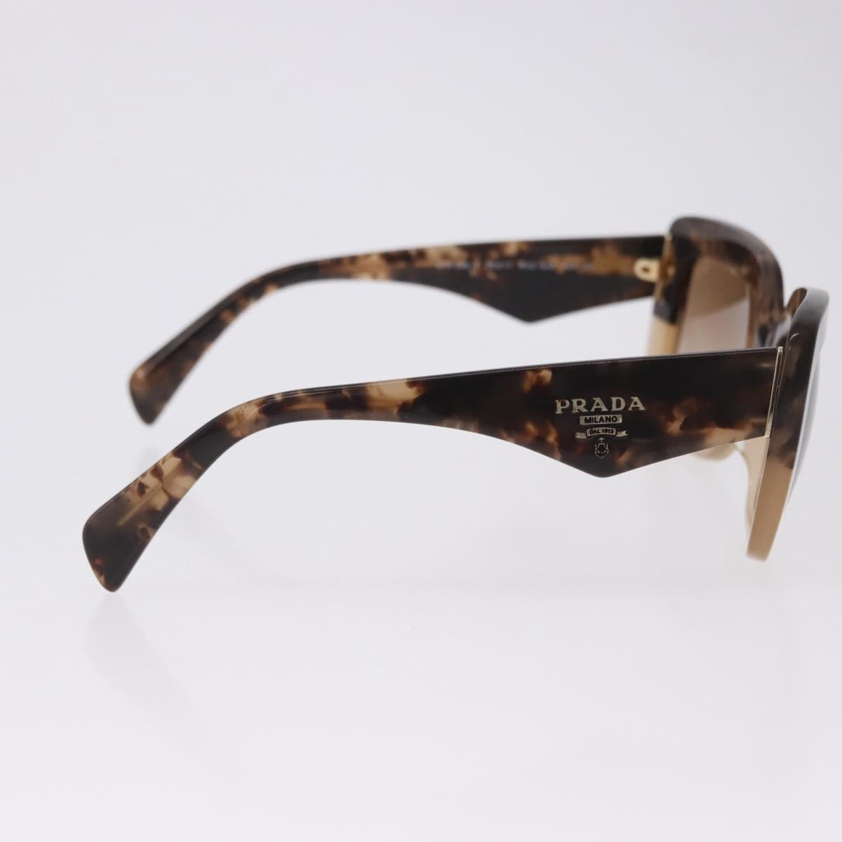 PRADA Sunglasses plastic Brown CC Auth am12589V