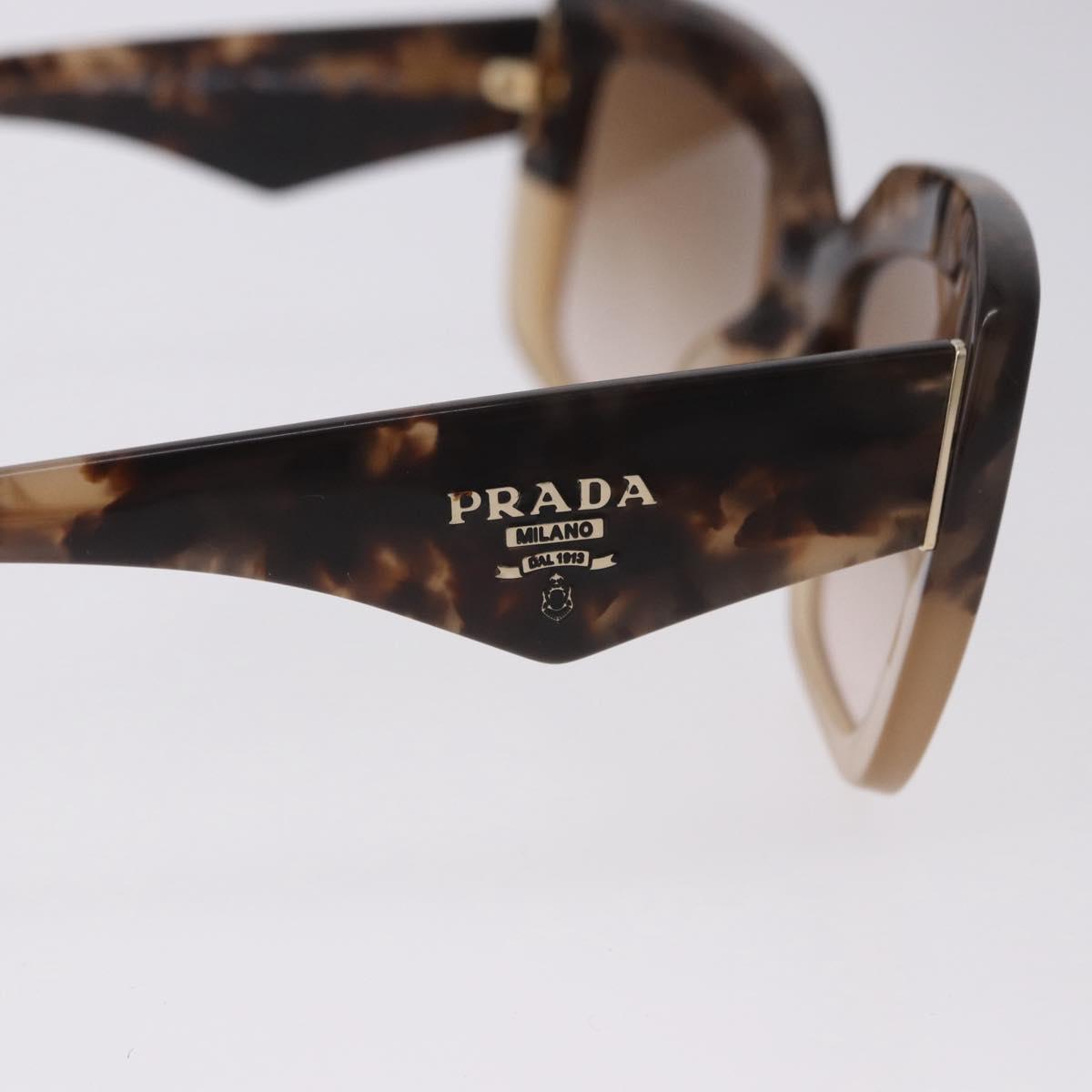 PRADA Sunglasses plastic Brown CC Auth am12589V