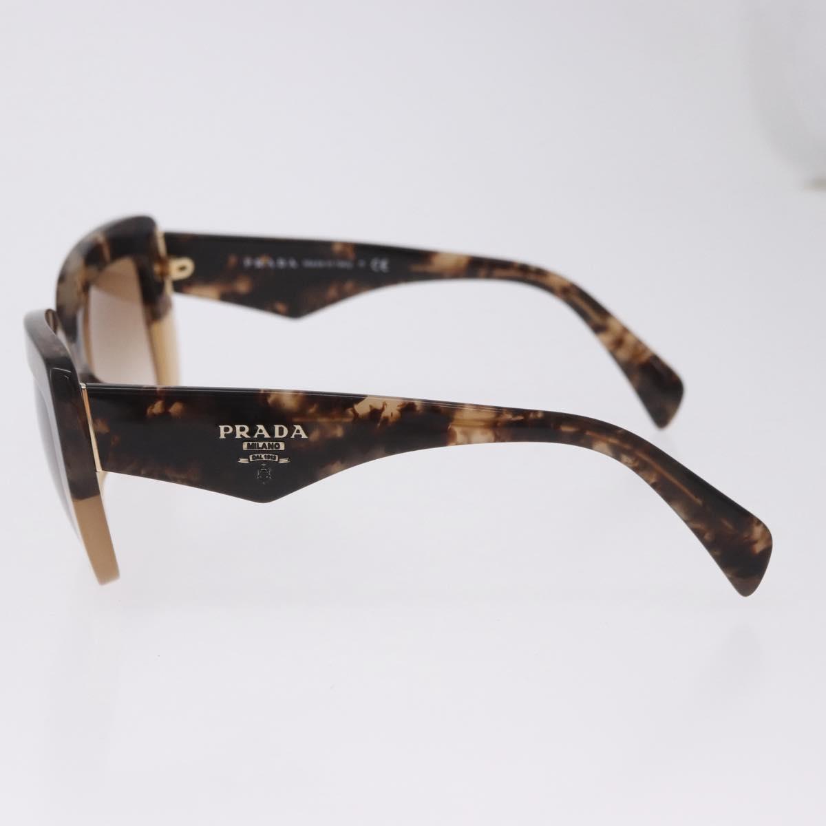 PRADA Sunglasses plastic Brown CC Auth am12589V