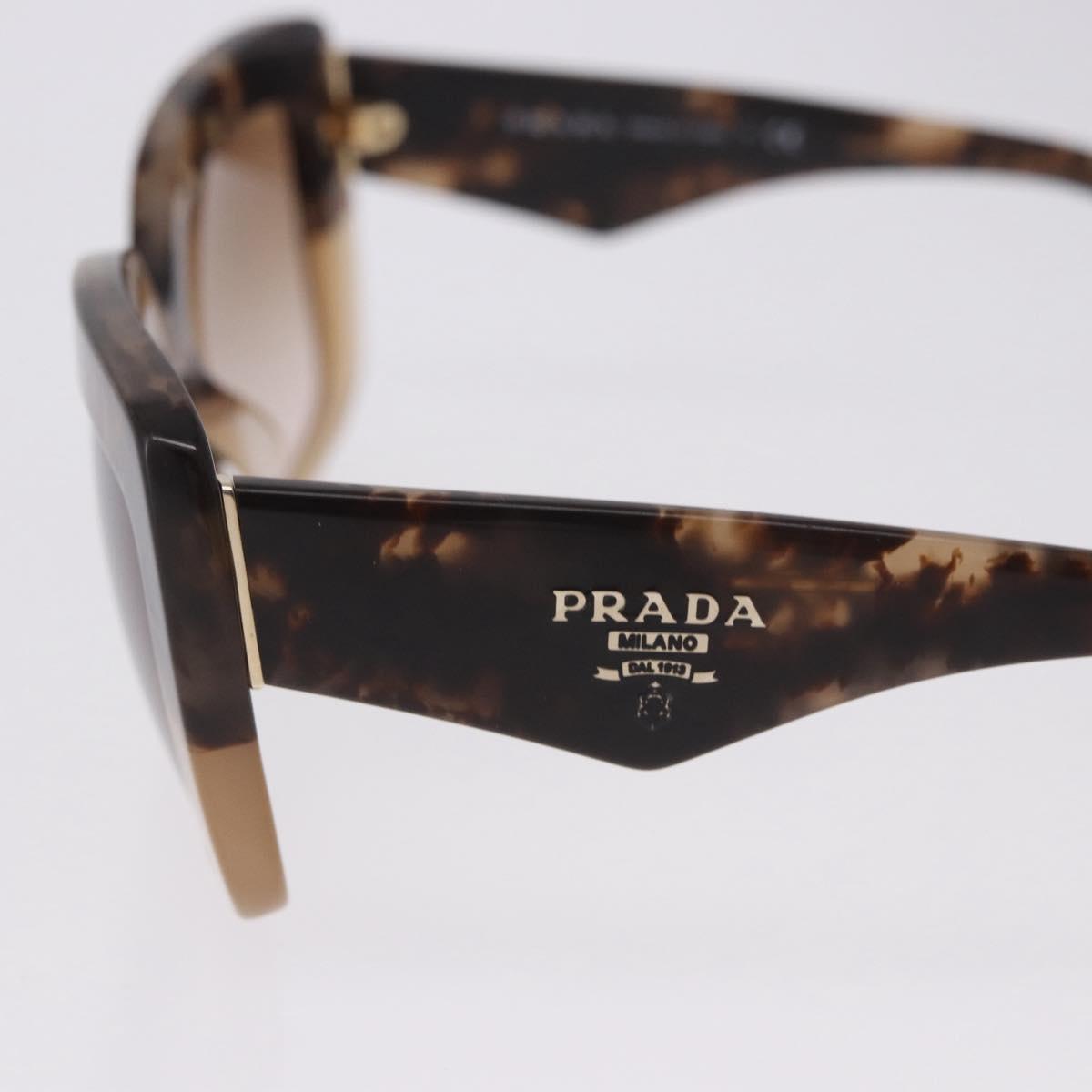 PRADA Sunglasses plastic Brown CC Auth am12589V