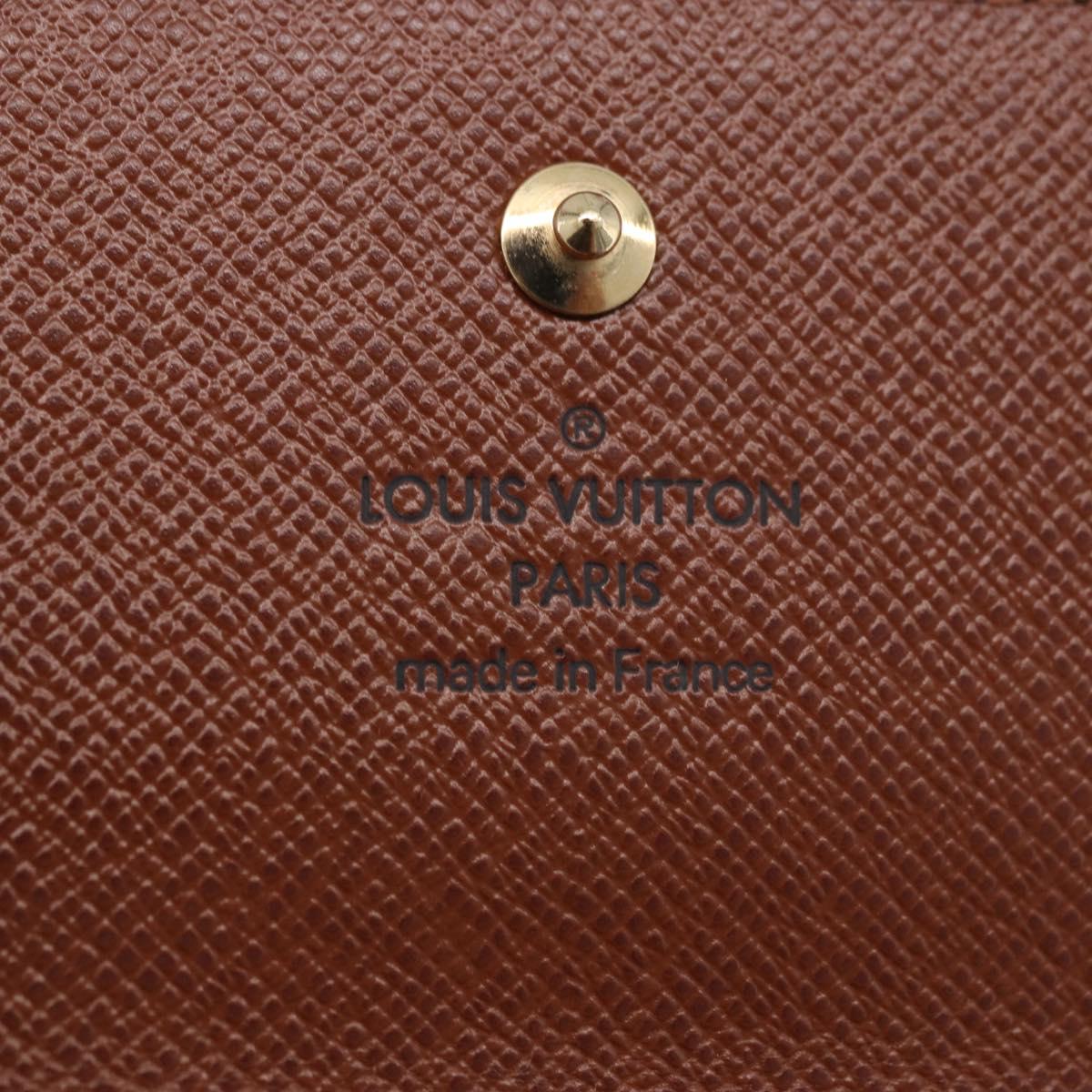 LOUIS VUITTON Monogram Portefeuille Elise Trifold Wallet M61654 LV Auth am12590V