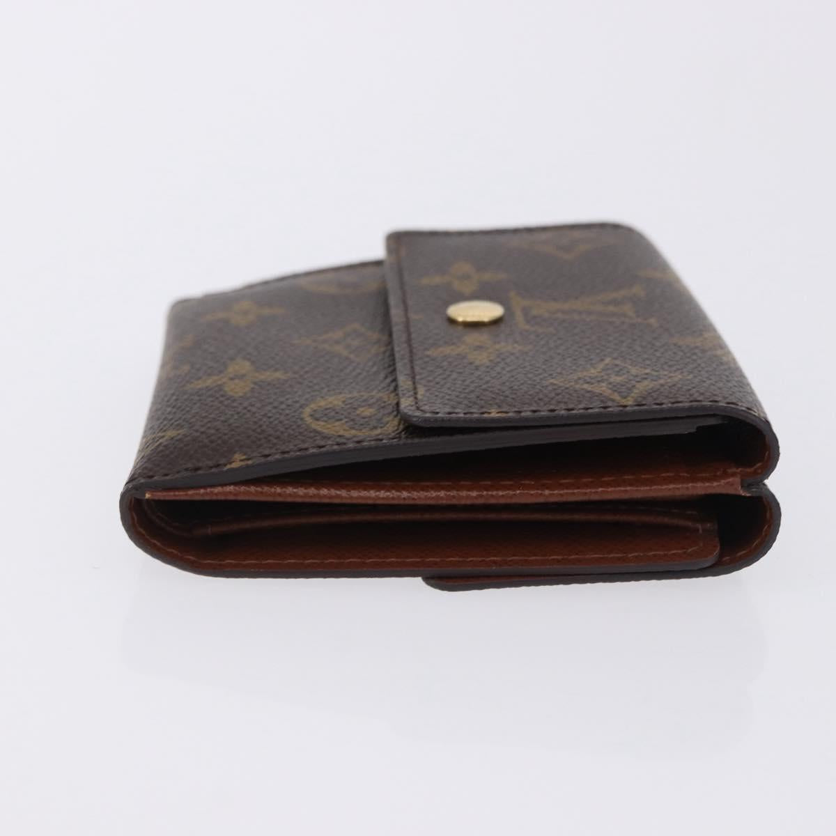LOUIS VUITTON Monogram Portefeuille Elise Trifold Wallet M61654 LV Auth am12590V