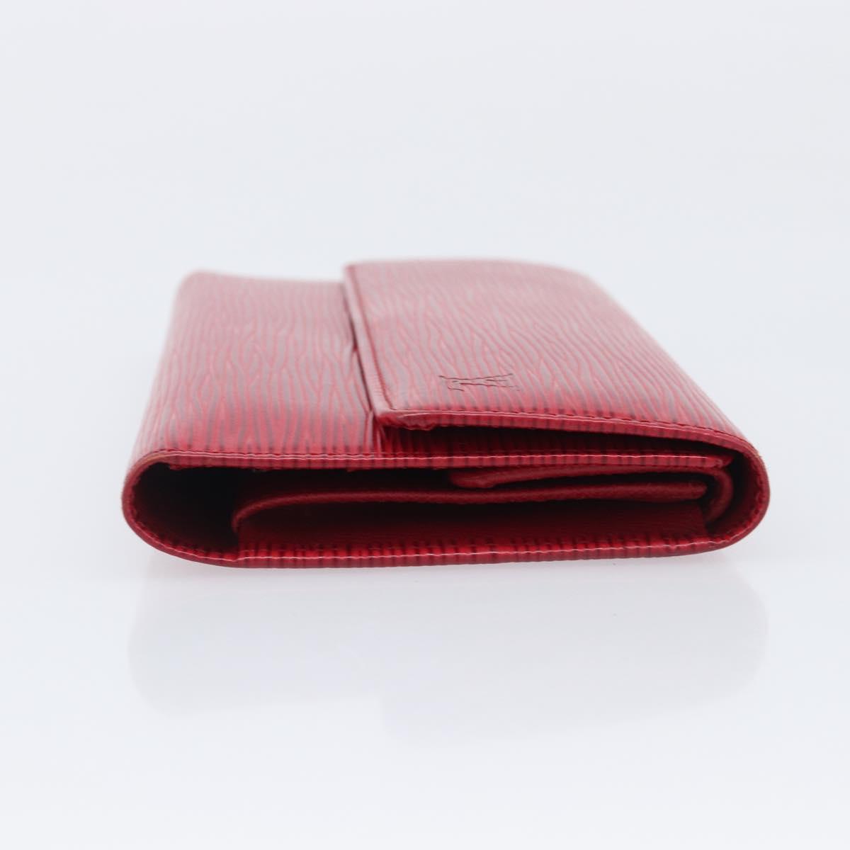 LOUIS VUITTON Epi Porte Tresor International Wallet Red M63387 LV Auth am12686V