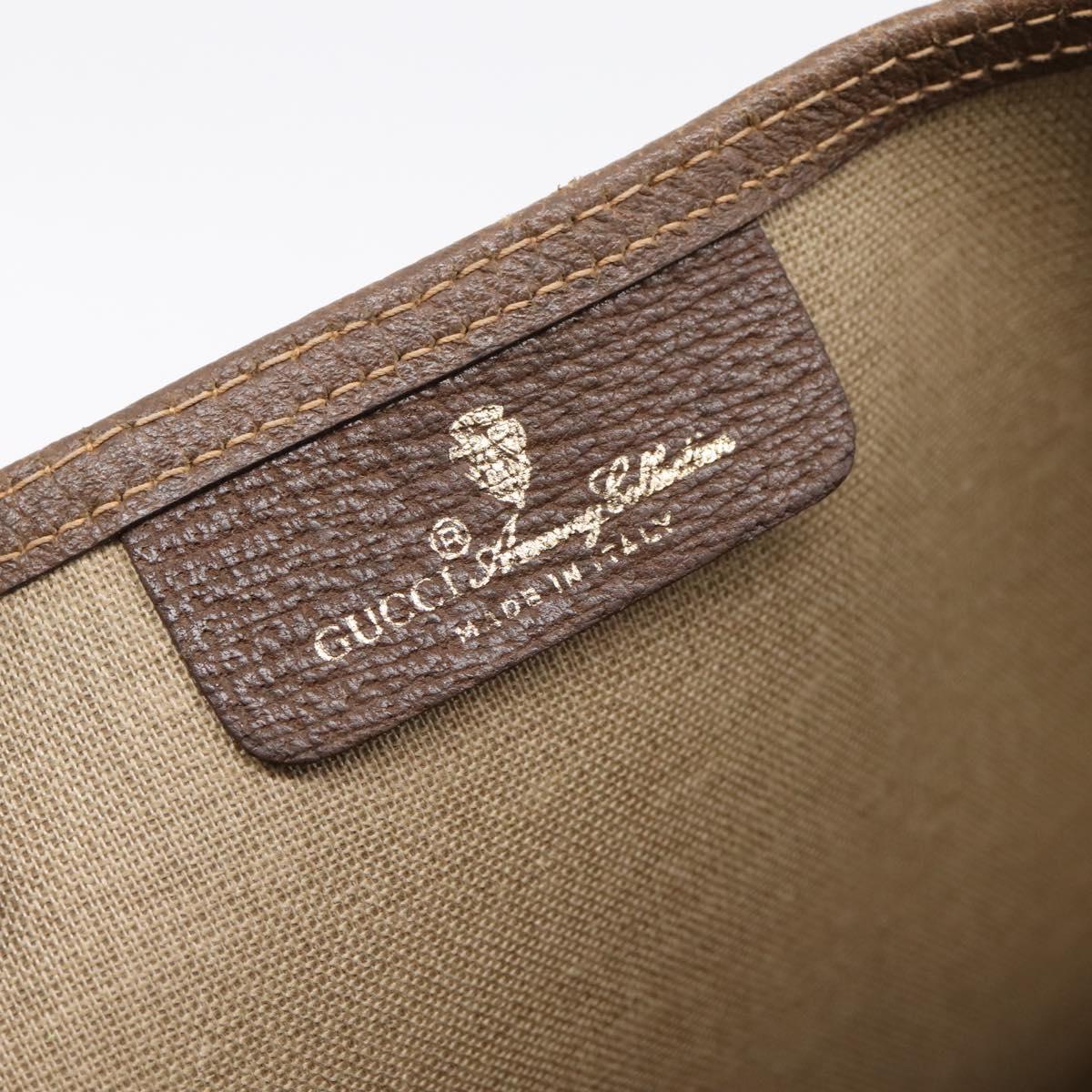 GUCCI GG Supreme Web Sherry Line Tote Bag Beige Gold 39 02 003 Auth am12689A