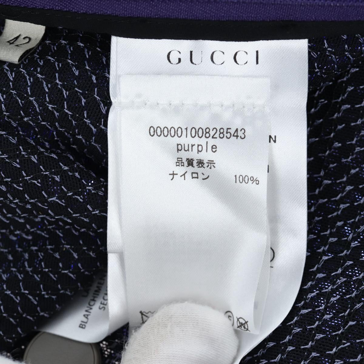 GUCCI Leggings Pants Sequin 42 Purple Auth am12697M