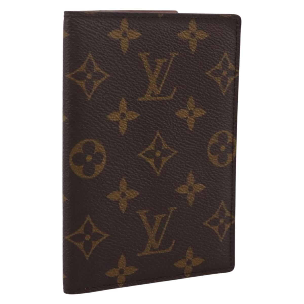 LOUIS VUITTON Couvel Tulle Passopole Passport Case M60180 LV Auth am12767V