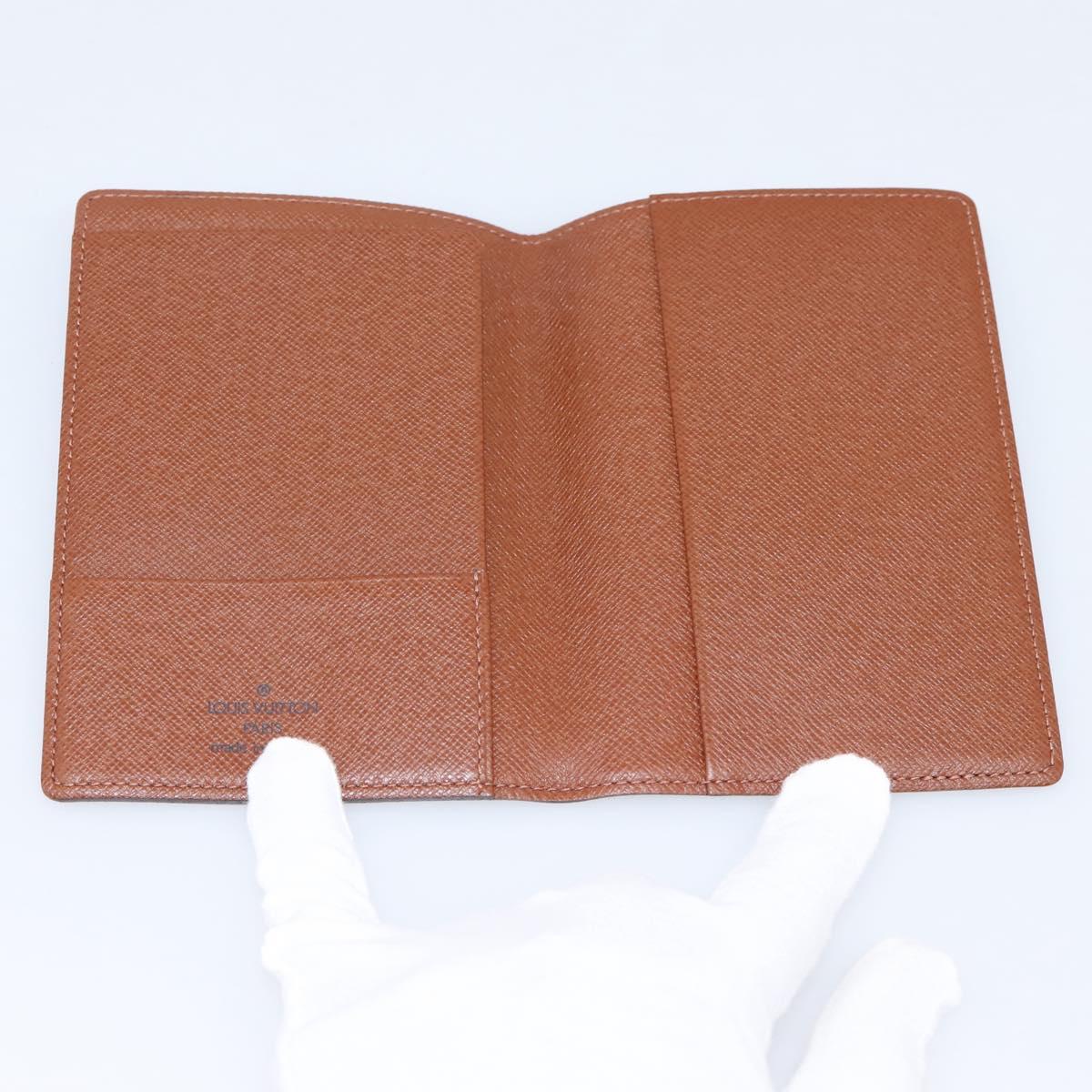 LOUIS VUITTON Couvel Tulle Passopole Passport Case M60180 LV Auth am12767V