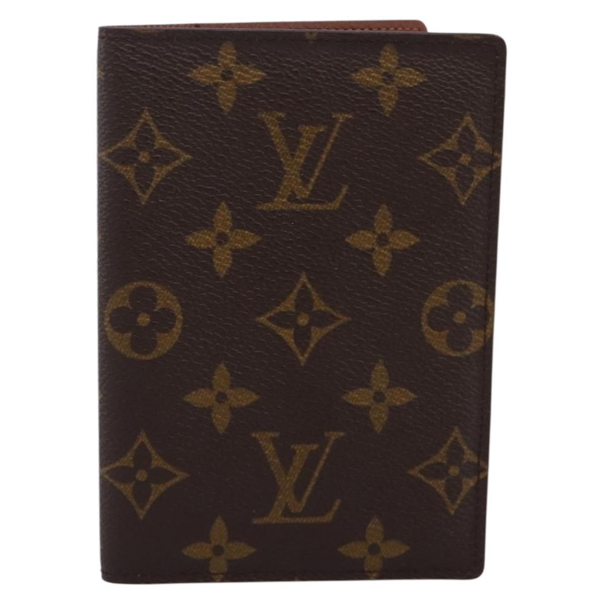 LOUIS VUITTON Couvel Tulle Passopole Passport Case M60180 LV Auth am12767V