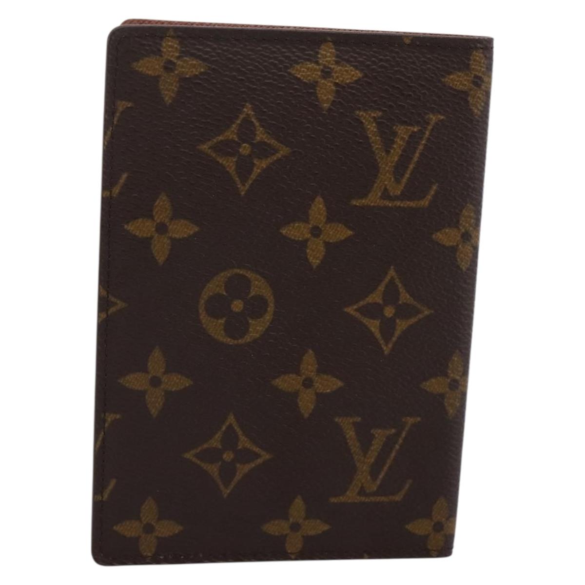 LOUIS VUITTON Couvel Tulle Passopole Passport Case M60180 LV Auth am12767V