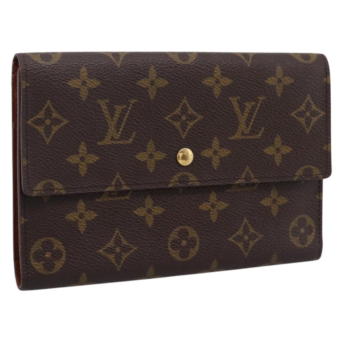LOUIS VUITTON Monogram Pochette Passpole Trifold Wallet M60135 LV Auth am12769A