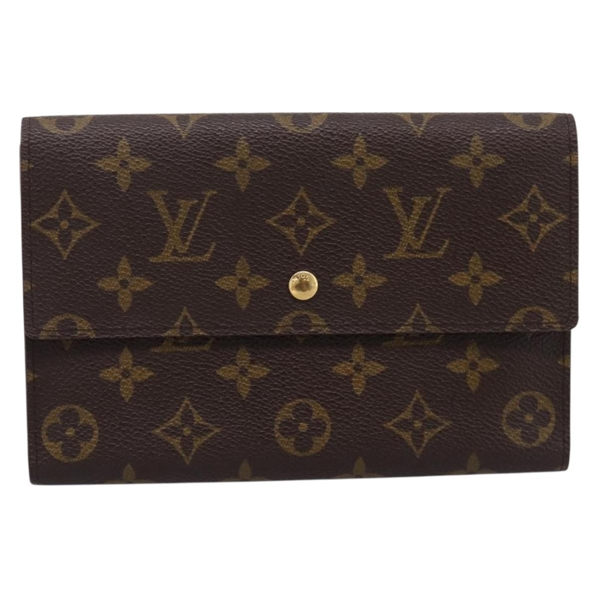 LOUIS VUITTON Monogram Pochette Passpole Trifold Wallet M60135 LV Auth am12769A