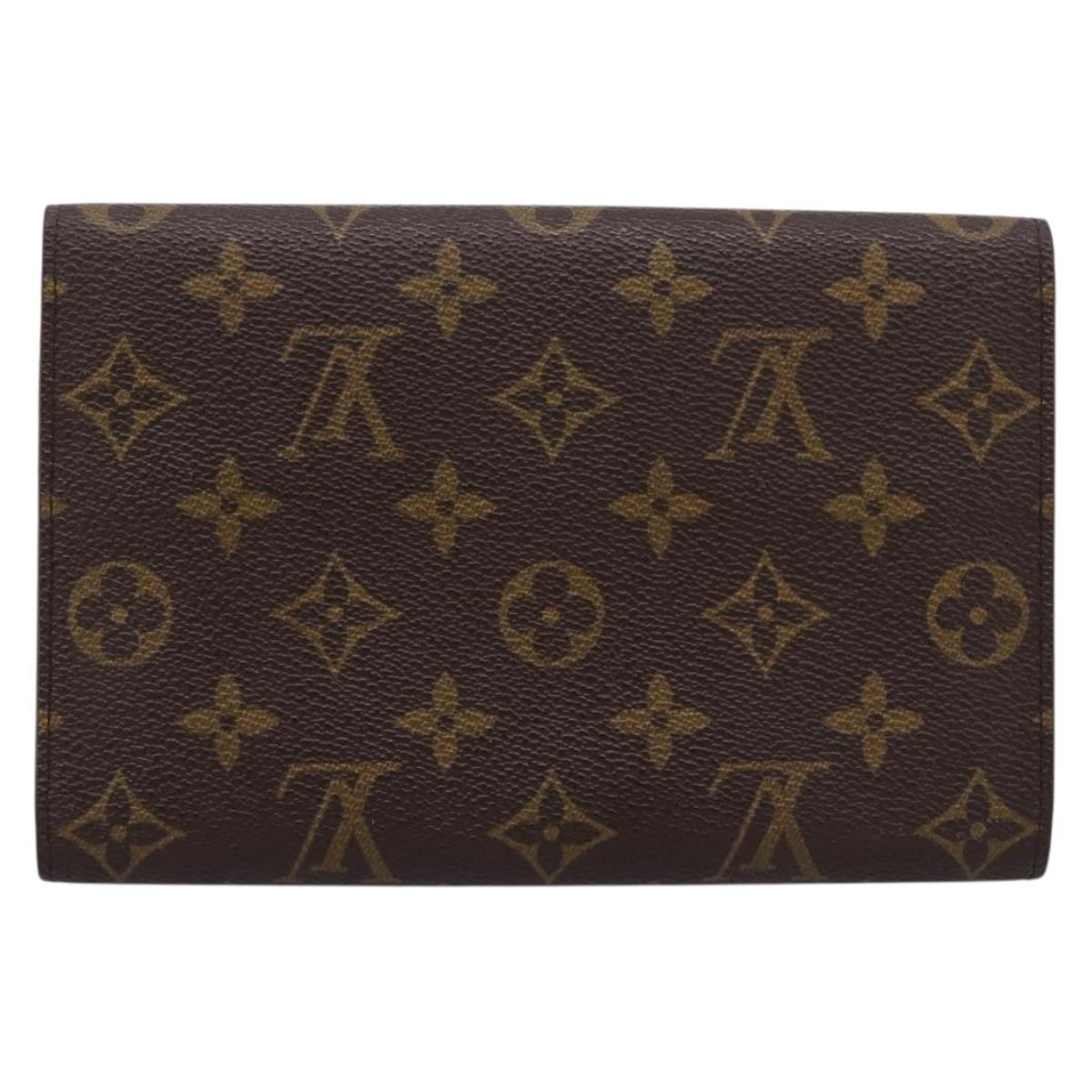 LOUIS VUITTON Monogram Pochette Passpole Trifold Wallet M60135 LV Auth am12769A