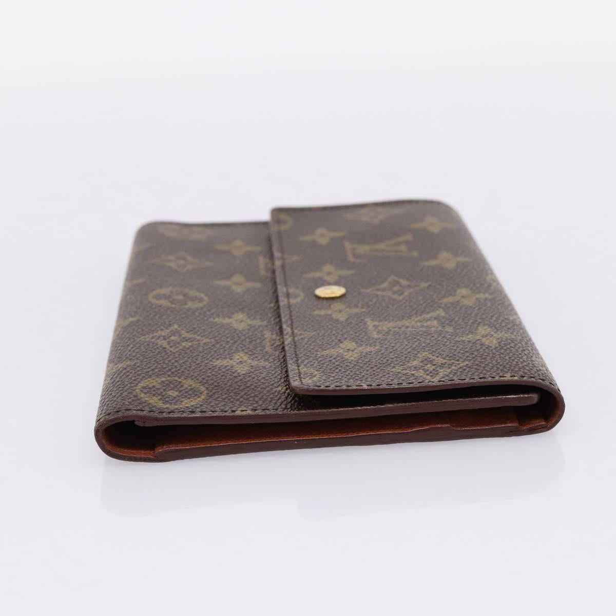 LOUIS VUITTON Monogram Pochette Passpole Trifold Wallet M60135 LV Auth am12769A