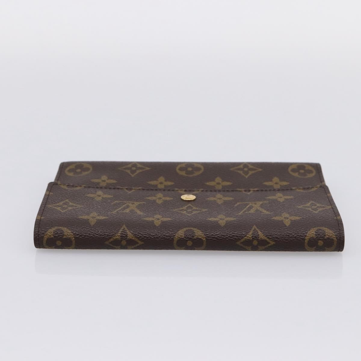 LOUIS VUITTON Monogram Pochette Passpole Trifold Wallet M60135 LV Auth am12769A