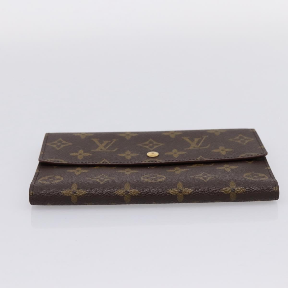 LOUIS VUITTON Monogram Pochette Passpole Trifold Wallet M60135 LV Auth am12769A