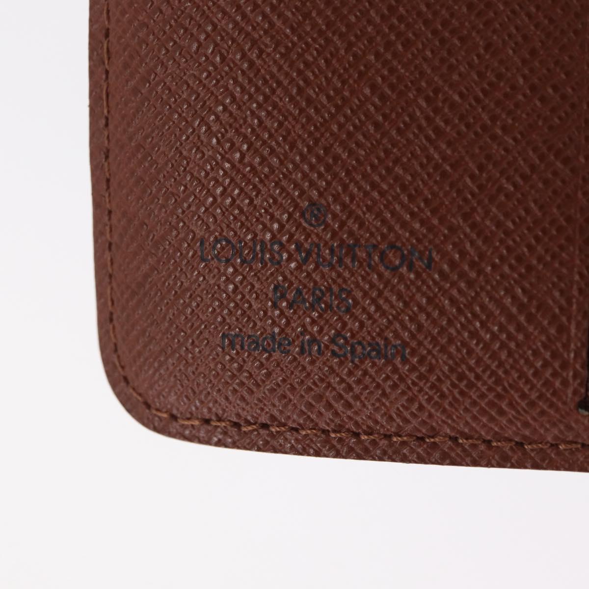 LOUIS VUITTON Monogram Compact Zip Wallet M61667 LV Auth am12792A