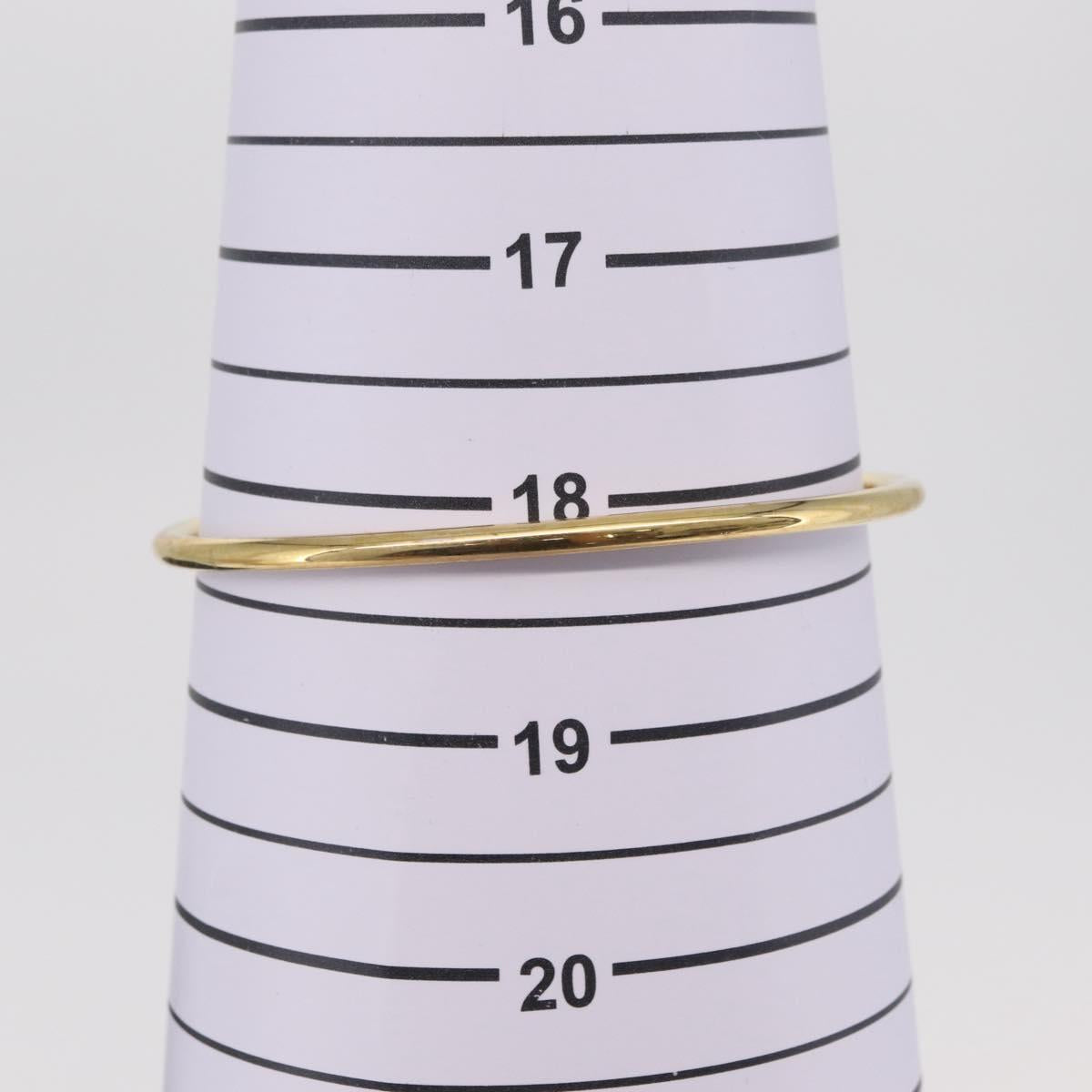 Salvatore Ferragamo Gancini Bangle Bracelet Metal Gold Auth am12794M