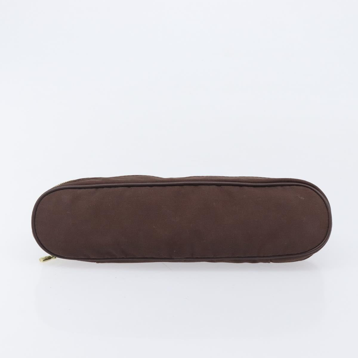 LOUIS VUITTON Monogram Pouch Canvas 2 Set Brown LV Auth am12797