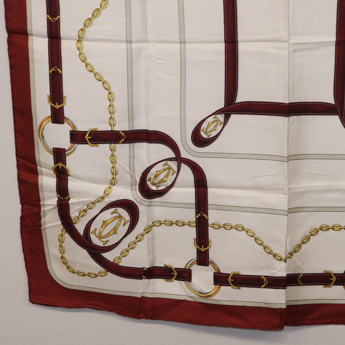 Christian Dior Cartier Ferragamo Scarf Silk 3 Set Multicolor Auth am12803
