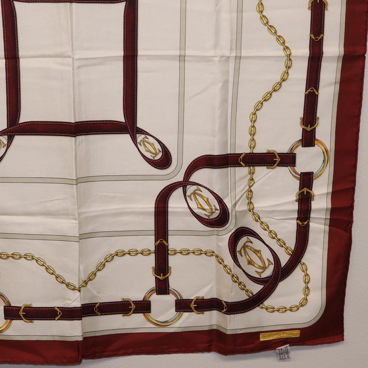 Christian Dior Cartier Ferragamo Scarf Silk 3 Set Multicolor Auth am12803