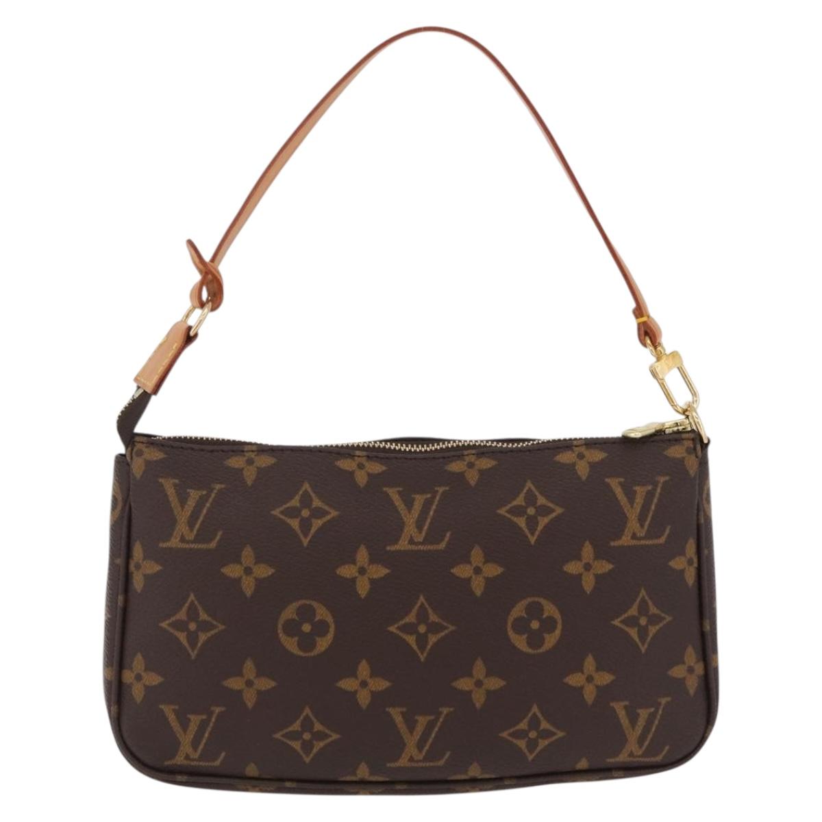 LOUIS VUITTON Monogram Pochette Accessoires Pouch M51980 LV Auth am12806V