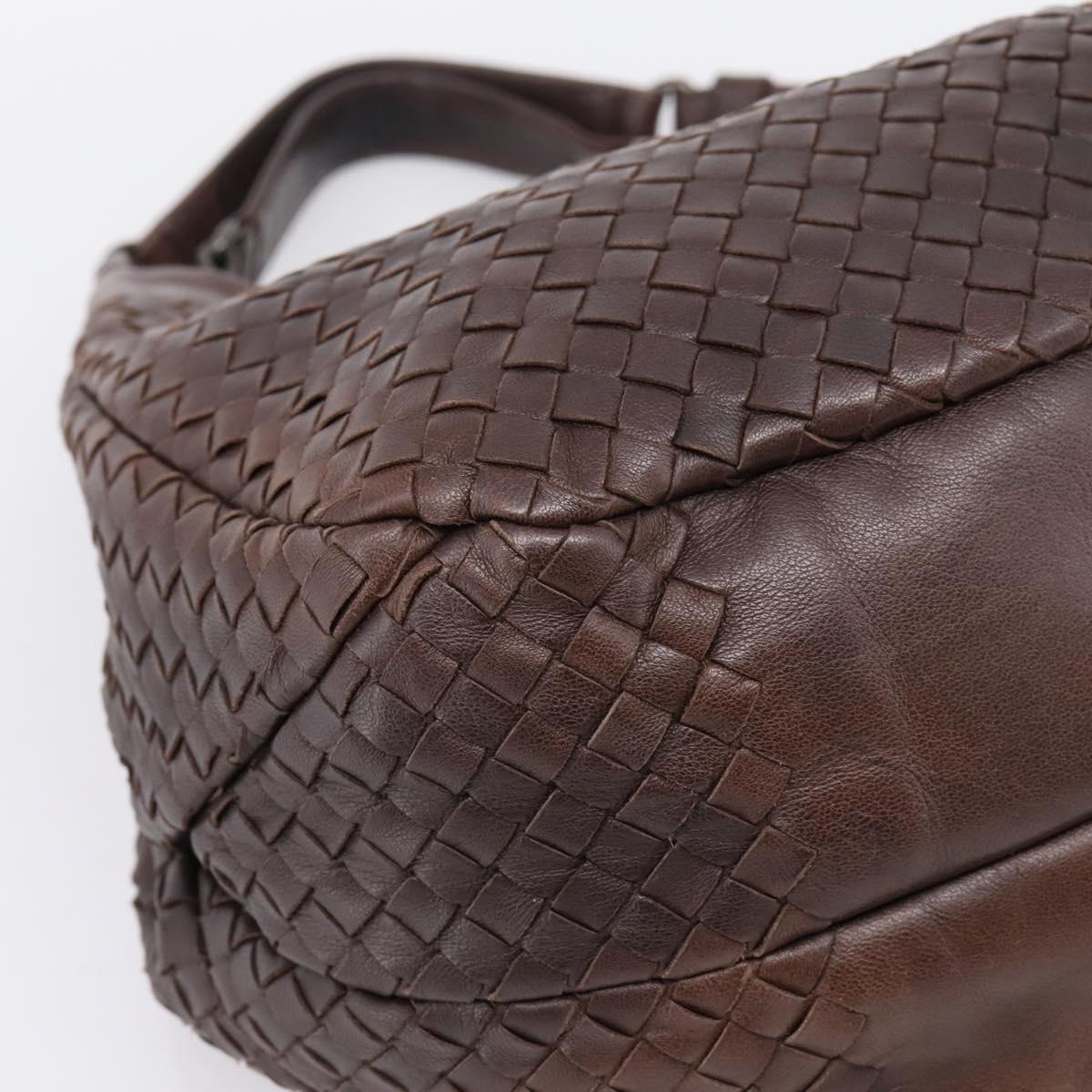 Bottega Veneta INTRECCIATO Campana Shoulder Bag Leather 125787 Auth am12814V