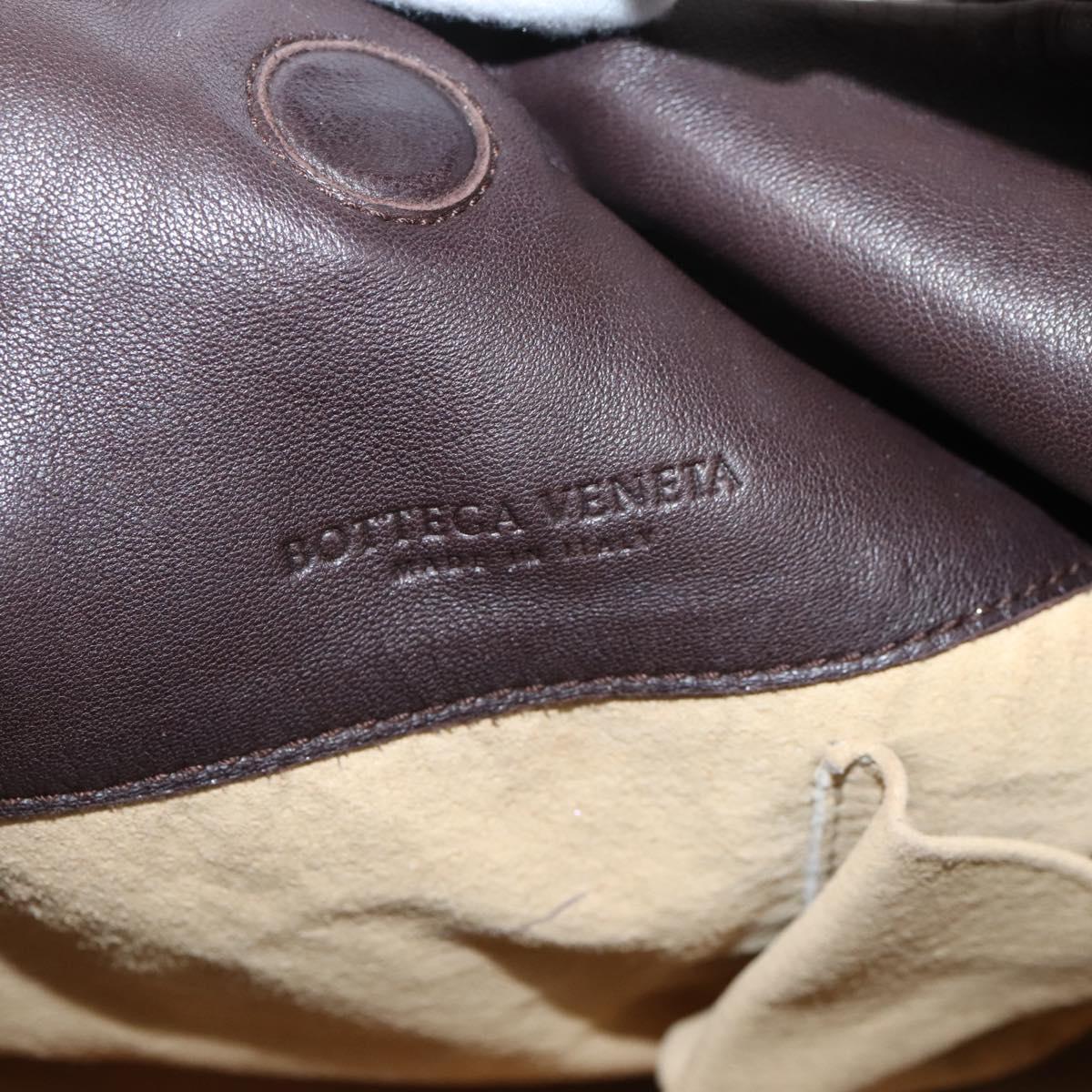 Bottega Veneta INTRECCIATO Campana Shoulder Bag Leather 125787 Auth am12814V