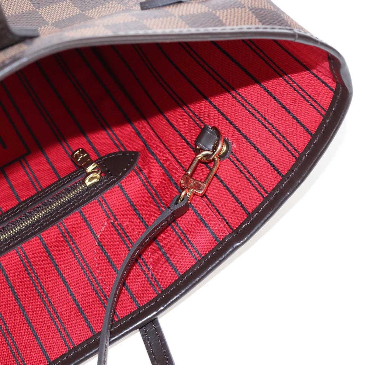 LOUIS VUITTON Damier Ebene Neverfull MM Tote Bag N51105 LV Auth am12828SAM
