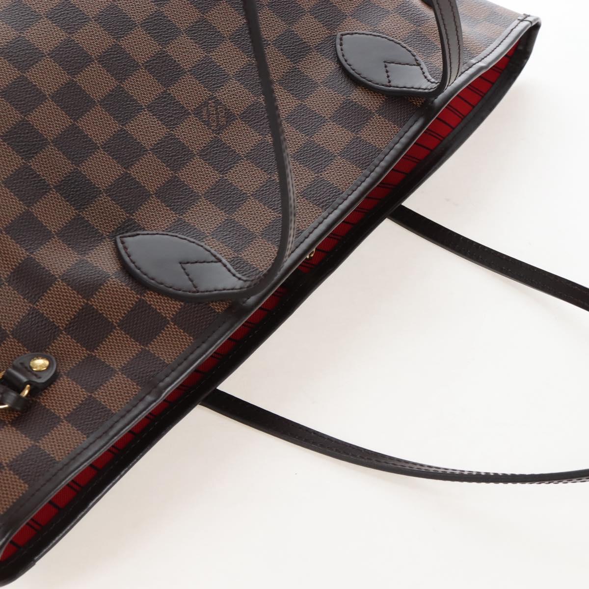 LOUIS VUITTON Damier Ebene Neverfull MM Tote Bag N51105 LV Auth am12828SAM