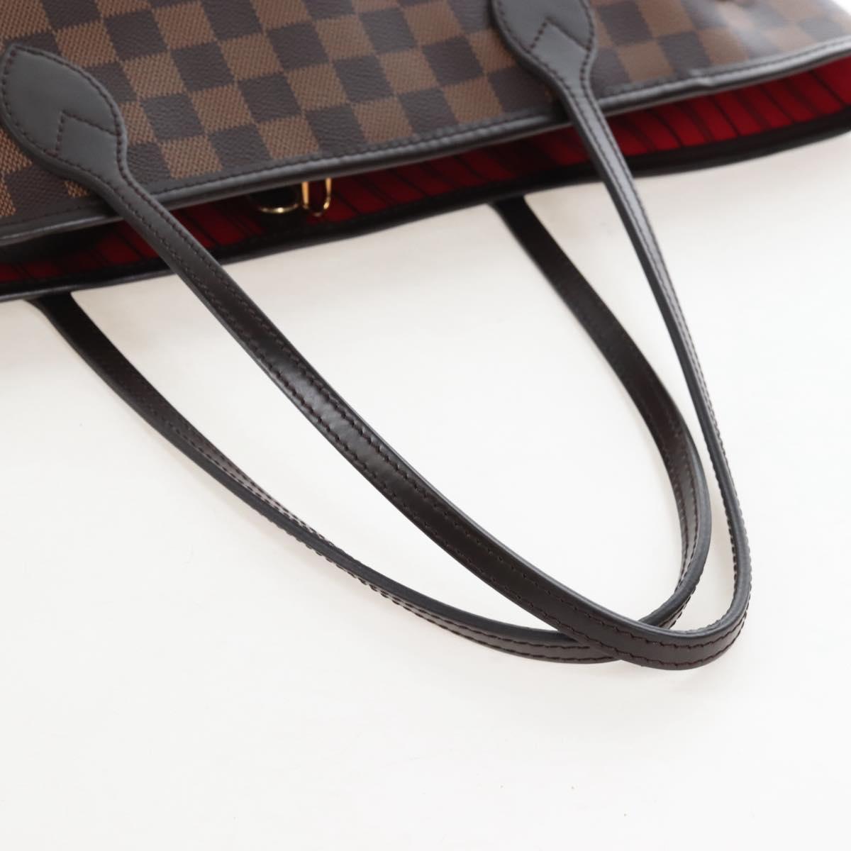 LOUIS VUITTON Damier Ebene Neverfull MM Tote Bag N51105 LV Auth am12828SAM