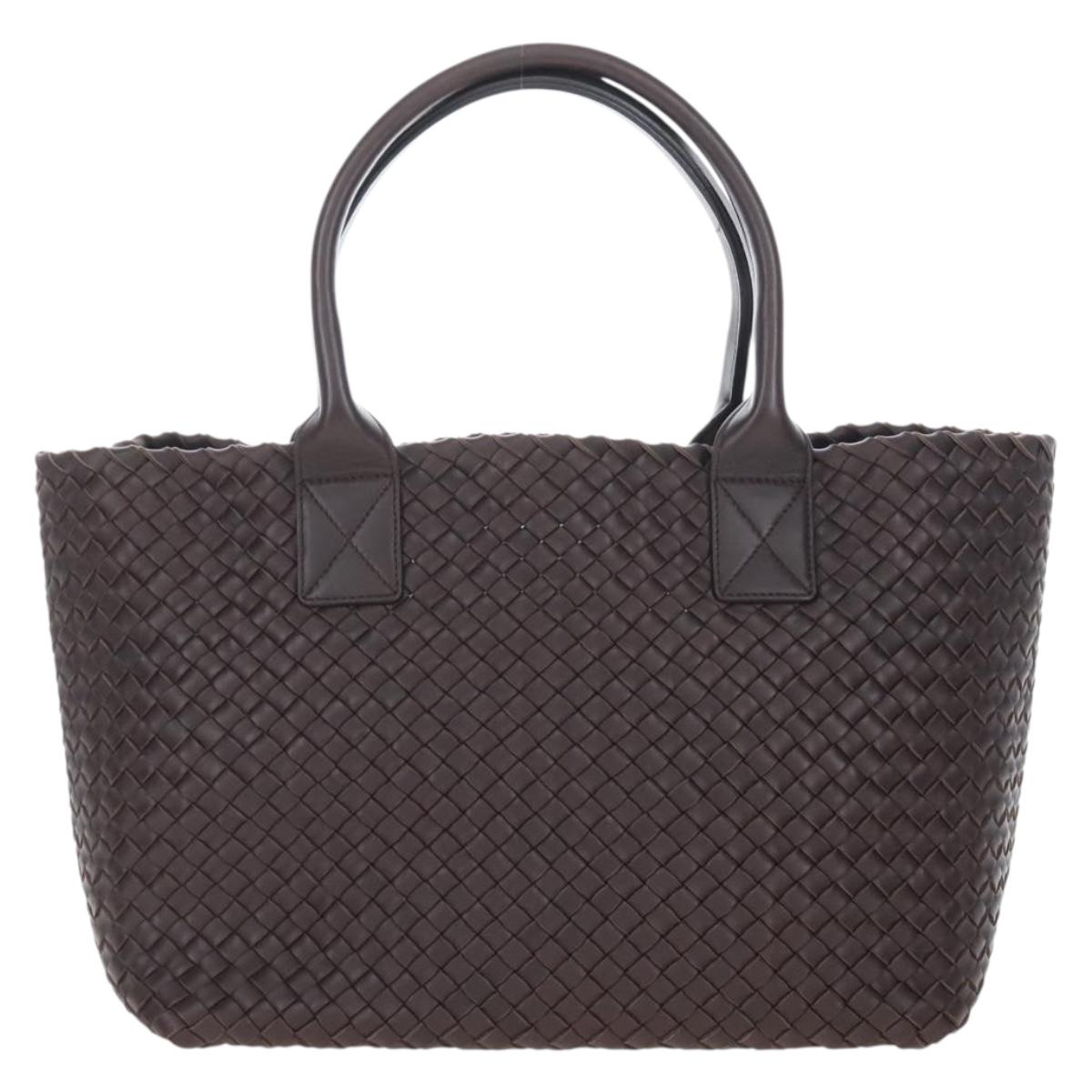 Bottega Veneta INTRECCIATO Cabas PM Hand Bag Leather 141498 Auth am12829SAM