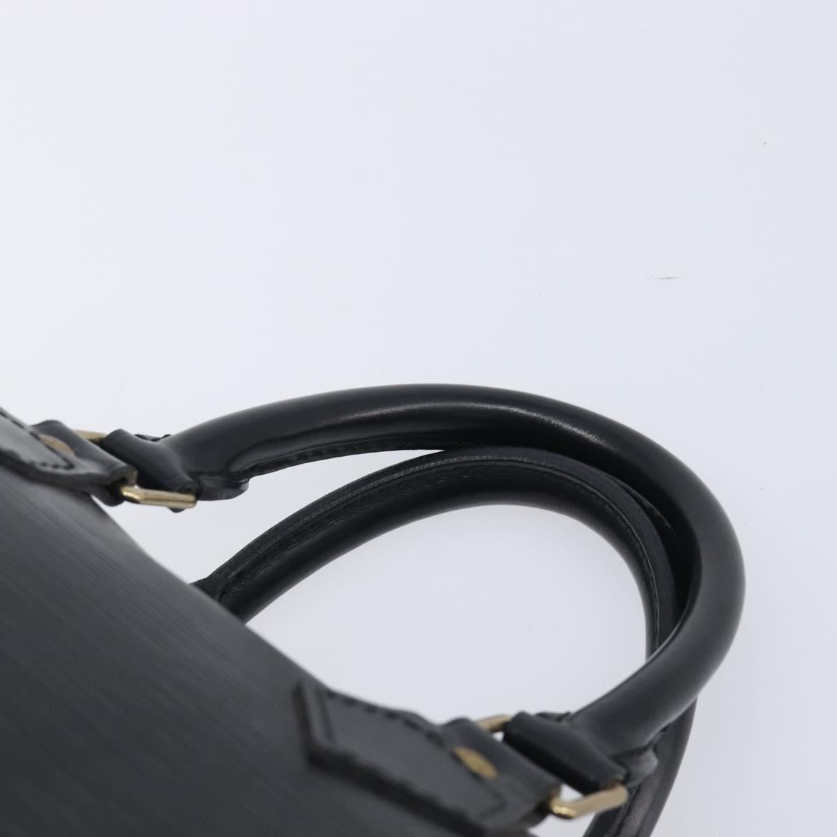 LOUIS VUITTON Epi Speedy 25 Hand Bag Black M59042 LV Auth am12893V