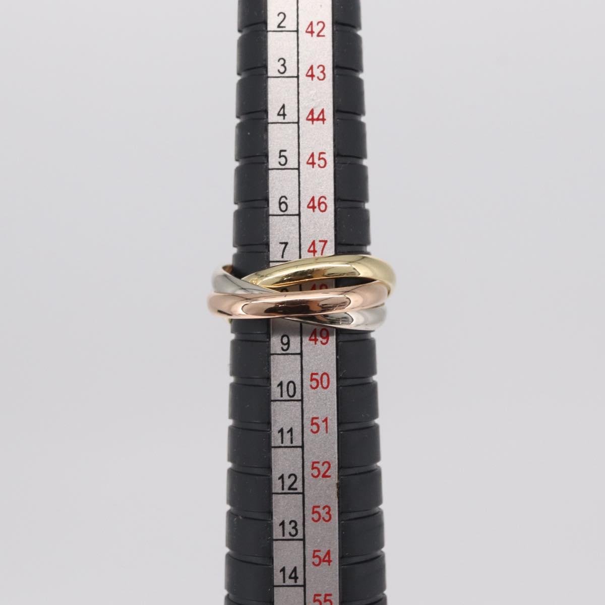 Cartier Trinity Ring 18K Gold (750) Silver Auth am12921SM