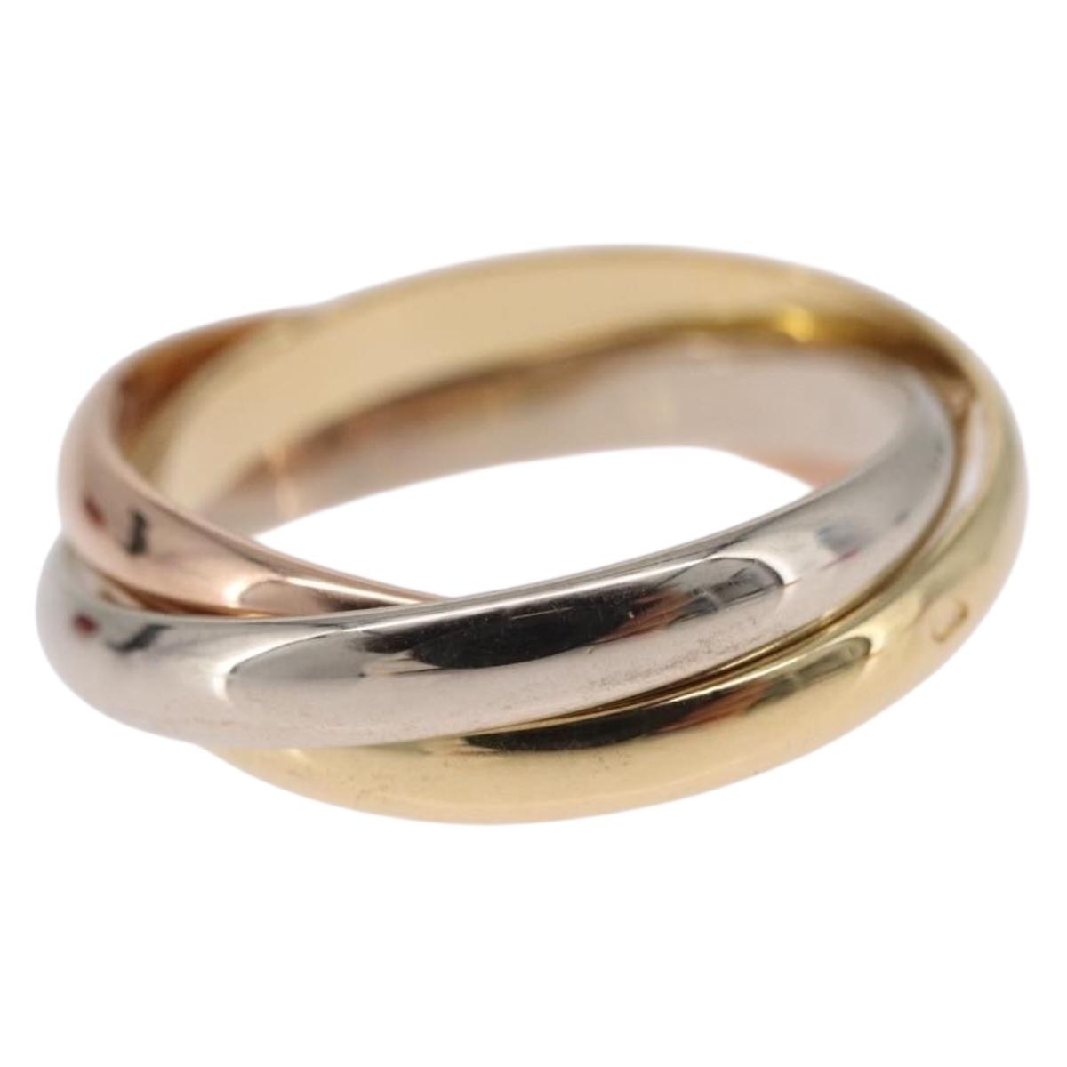 Cartier Trinity Ring 18K Gold (750) Silver Auth am12921SM