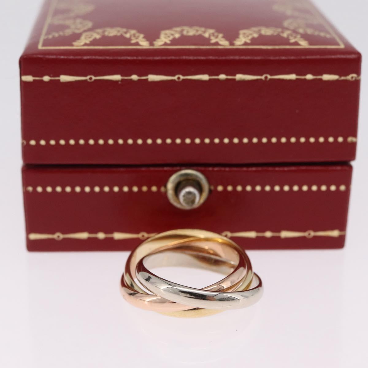 Cartier Trinity Ring 18K Gold (750) Silver Auth am12922SM