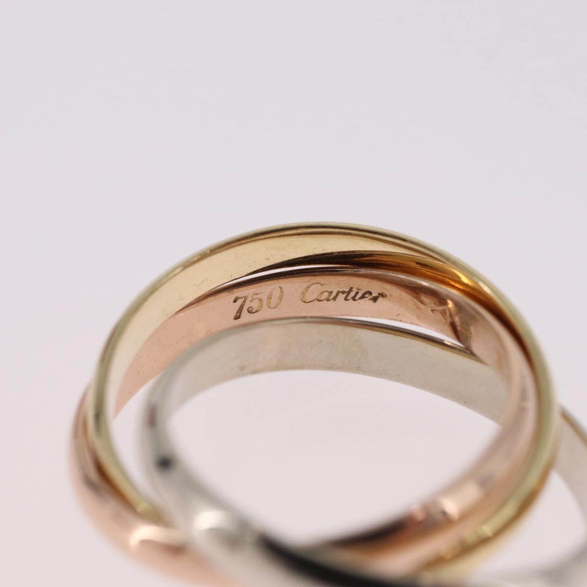 Cartier Trinity Ring 18K Gold (750) Silver Auth am12922SM