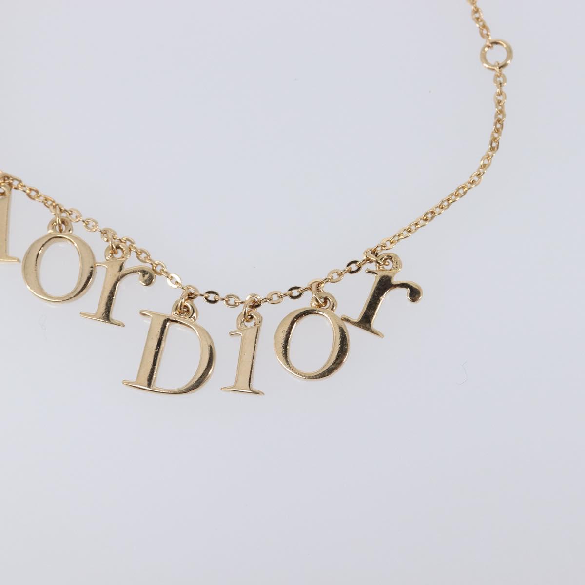 Christian Dior Triple Bracelet metal Gold Auth am12932M