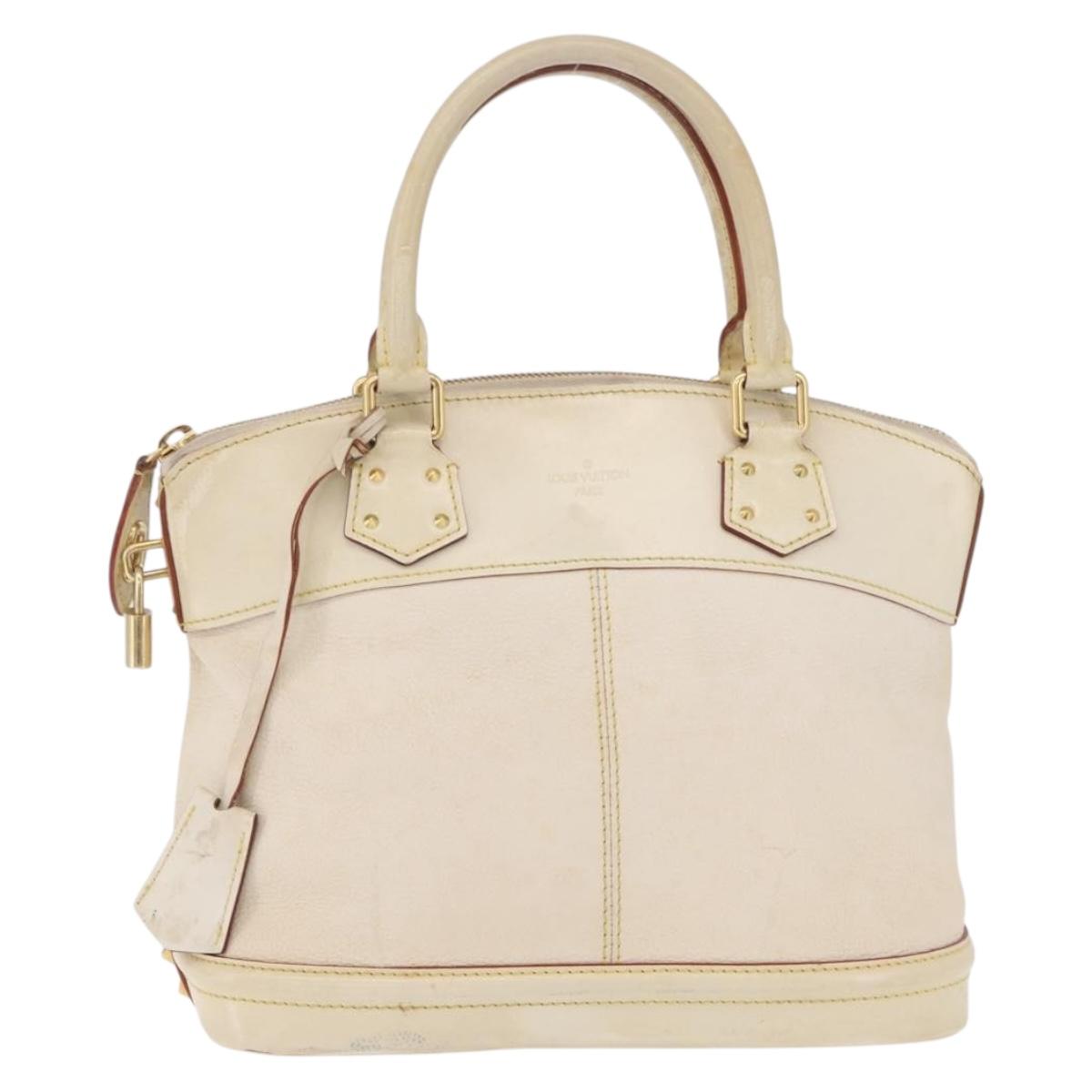 LOUIS VUITTON Suhari Rock It PM Hand Bag White M91887 LV Auth am12951