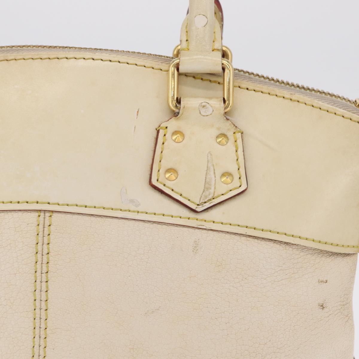 LOUIS VUITTON Suhari Rock It PM Hand Bag White M91887 LV Auth am12951