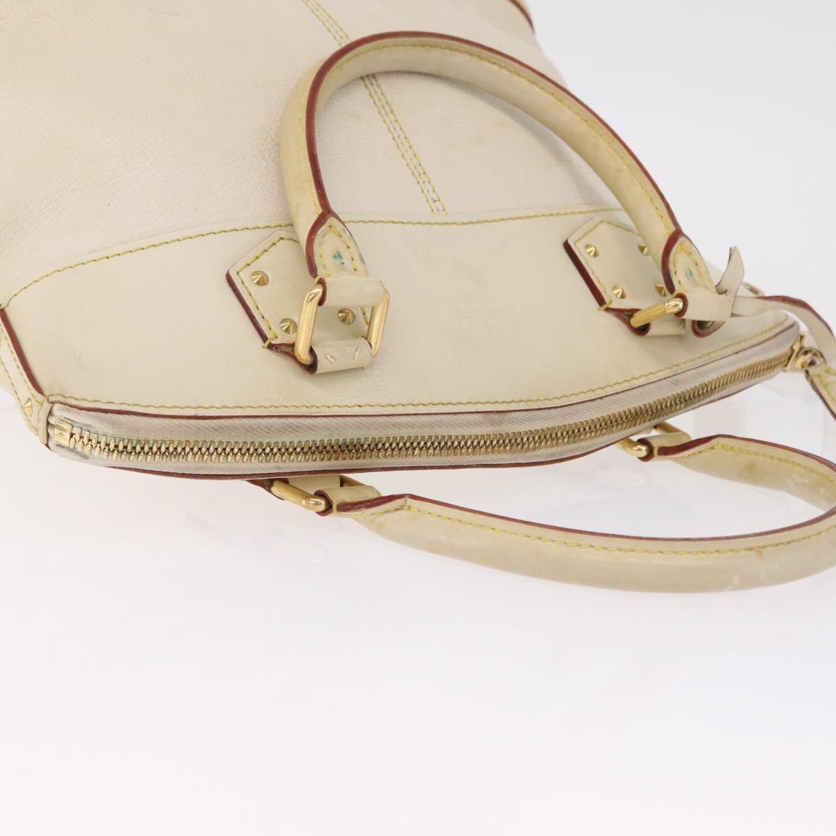 LOUIS VUITTON Suhari Rock It PM Hand Bag White M91887 LV Auth am12951