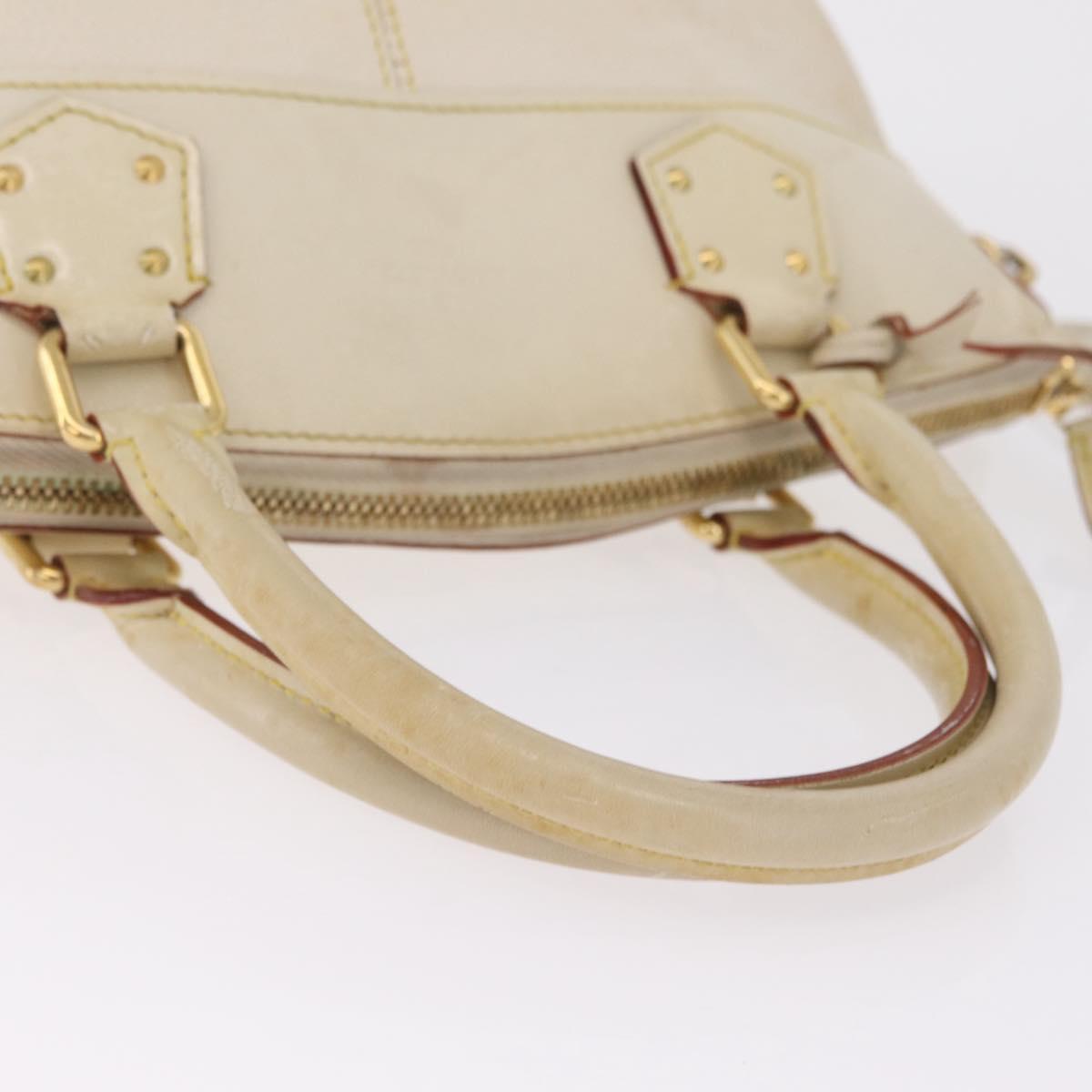 LOUIS VUITTON Suhari Rock It PM Hand Bag White M91887 LV Auth am12951