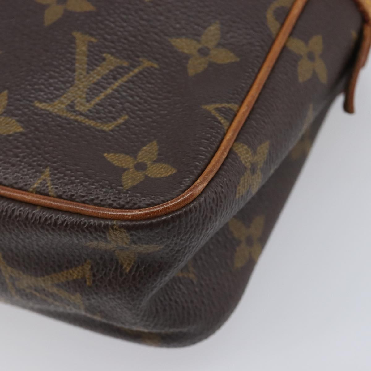 LOUIS VUITTON Monogram Compiegne 23 Clutch Bag M51847 LV Auth am12954A